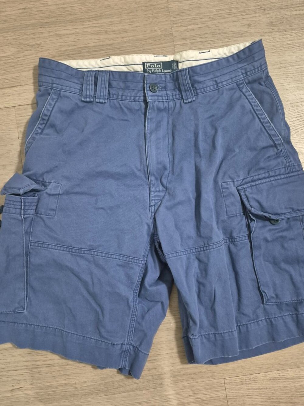 Polo Ralph Lauren Cargo Shorts Men’s 32 Blue Utility Military Style Shorts